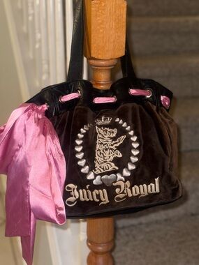 Authentic Vintage Juicy Couture “Juicy Royal” Daydreamer Bag